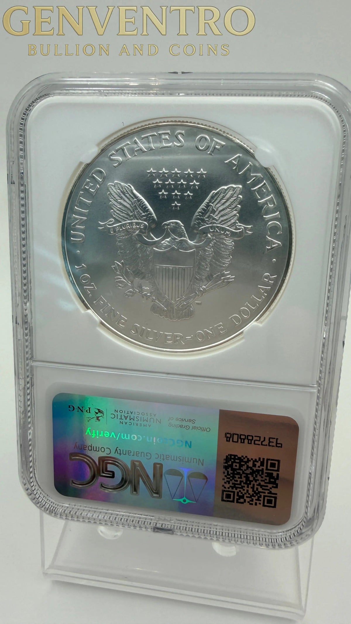 1994 American Silver Eagle 1 oz Ag999 NGC MS67