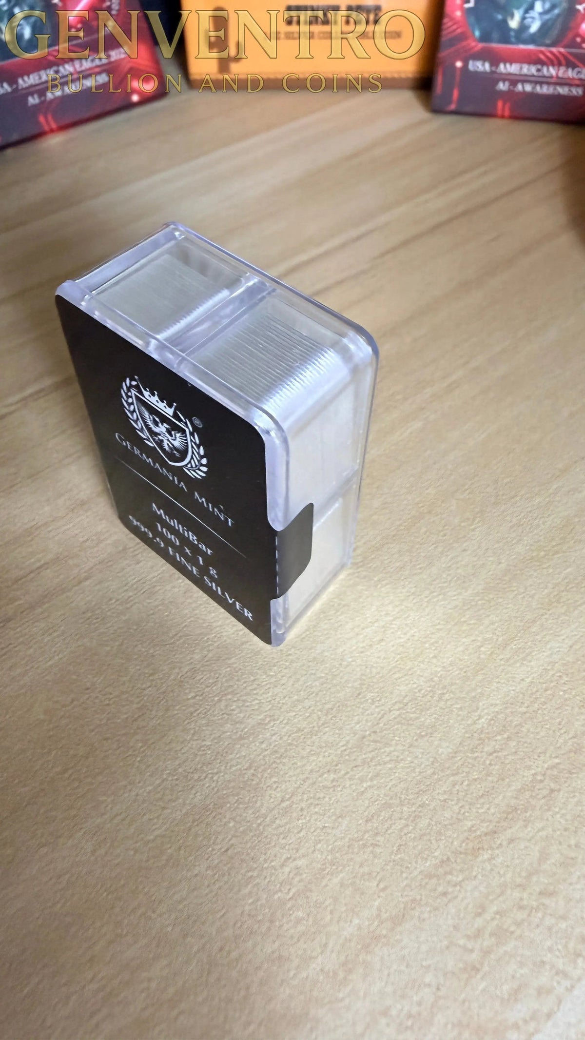 Germania Mint Silver MultiBar 100 X 1 Gram Silver Bars - Preorder