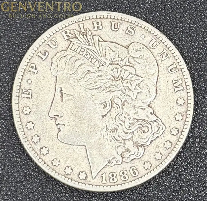 1886-O Morgan Dollar VF30 Sharp Detail Both Sides
