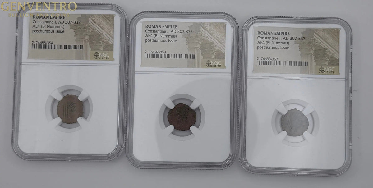 Constantine I Roman Empire AD 307-337 - Posthumous issue – NGC AE4 (BI Nummus)