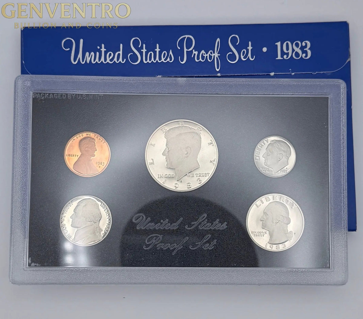 1983 US Mint Proof Set - BU Coins in Original Mint Box #362