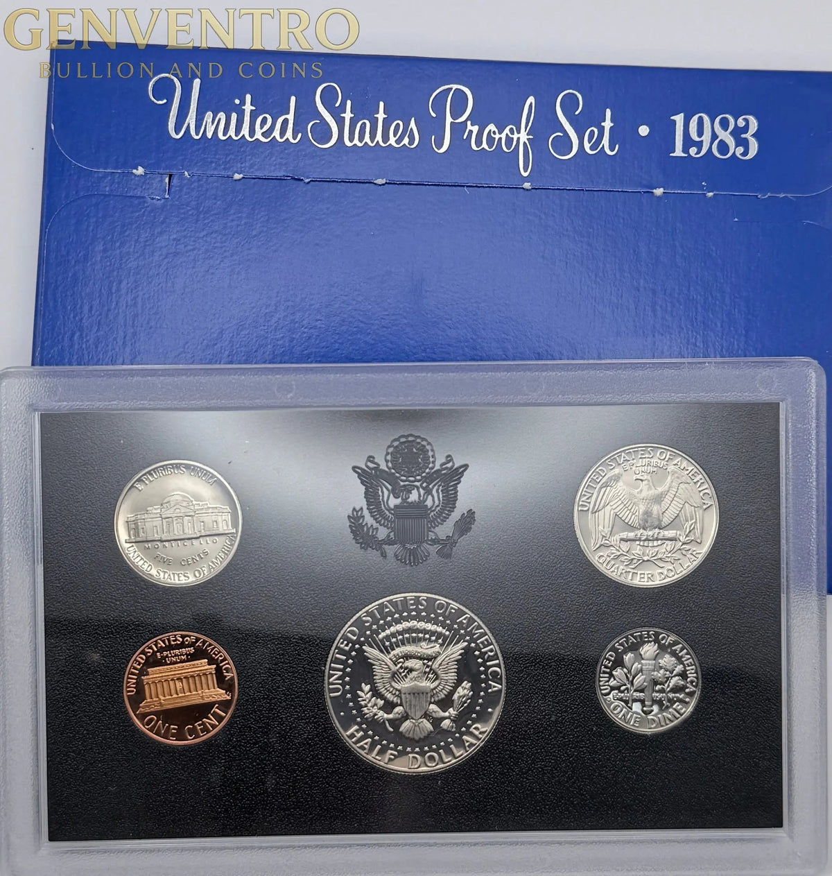 1983 US Mint Proof Set - BU Coins in Original Mint Box #362