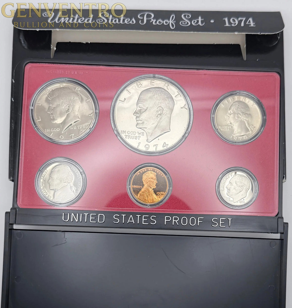 1974 US Mint Proof Set - BU Coins with Original Mint Packaging #666