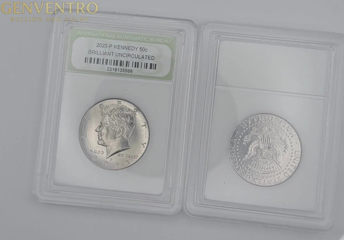 1971 – 2025 50C Kennedy Half Dollar - Graded BU