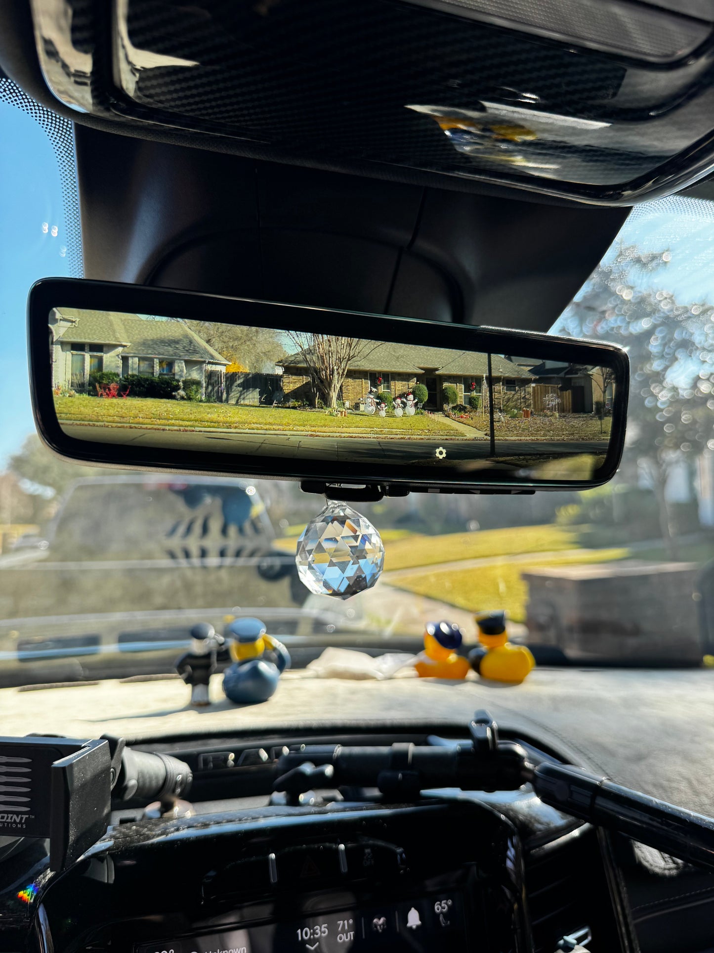 2019-2026 Genuine Mopar Ram 2500 3500 Digital Rear View Mirror Plug-and-Play Kit