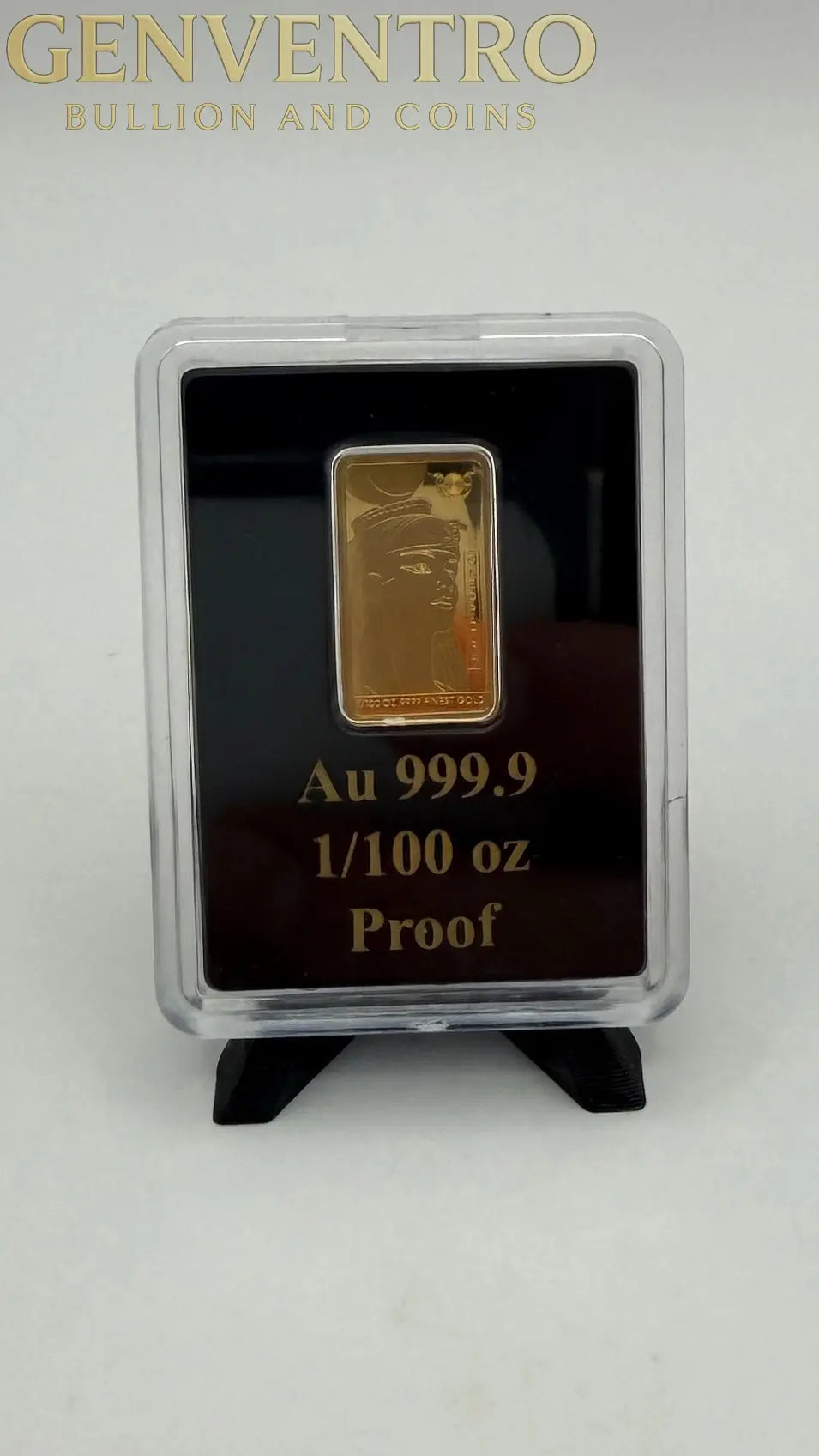 2025 Solomon Islands Ancient Egypt Cleopatra 1/100 oz Gold Bar