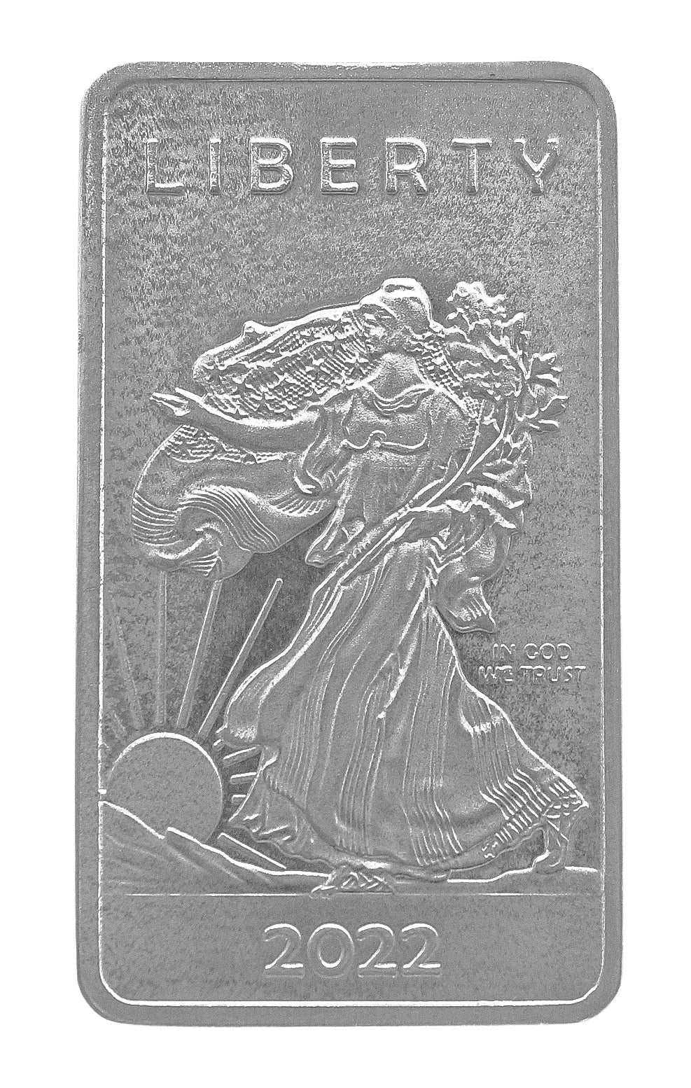 1 Troy Ounce OZ .999 Pure Molybdenum Precious Metal Walking Liberty American Eagle Silver Rare Metal Bar