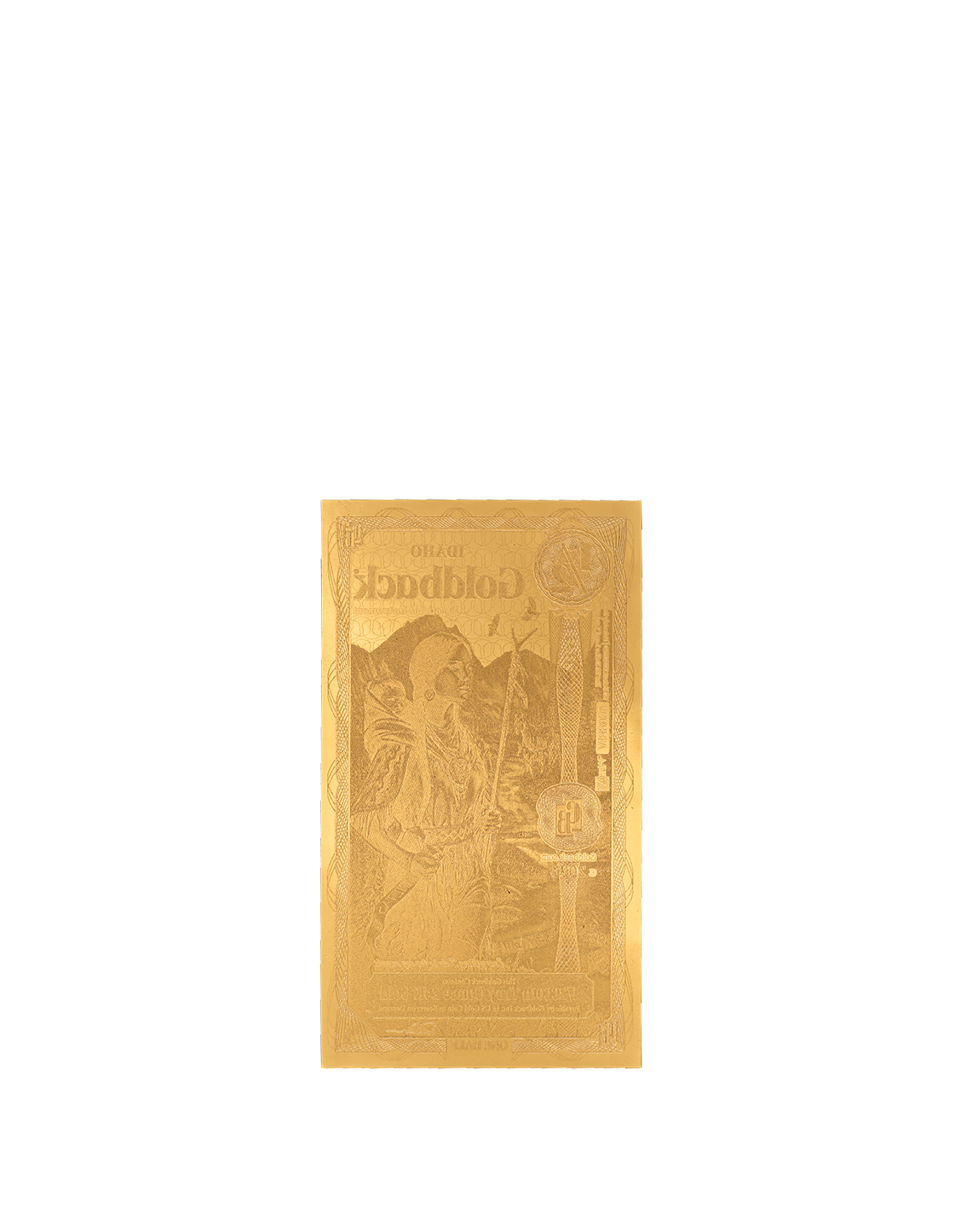 2026 Idaho 0.5 Goldback (x100) 1/2000th Troy oz Gold-Backed Currency Note - Bundle