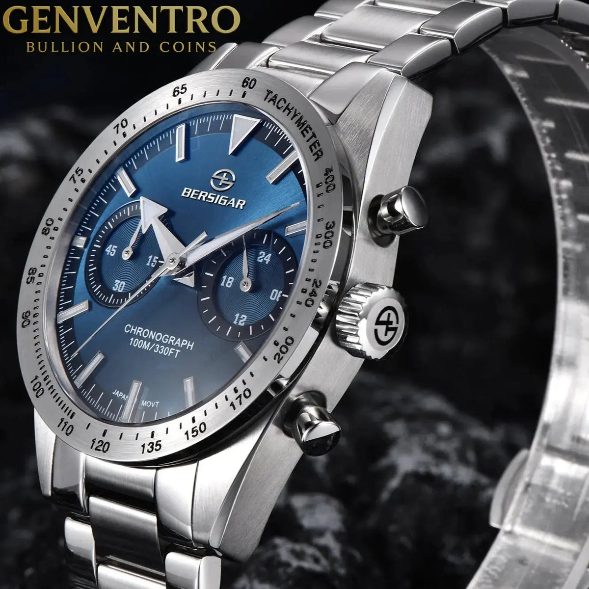 BERSIGAR OCULAR 1766 Stainless Steel Green Dial