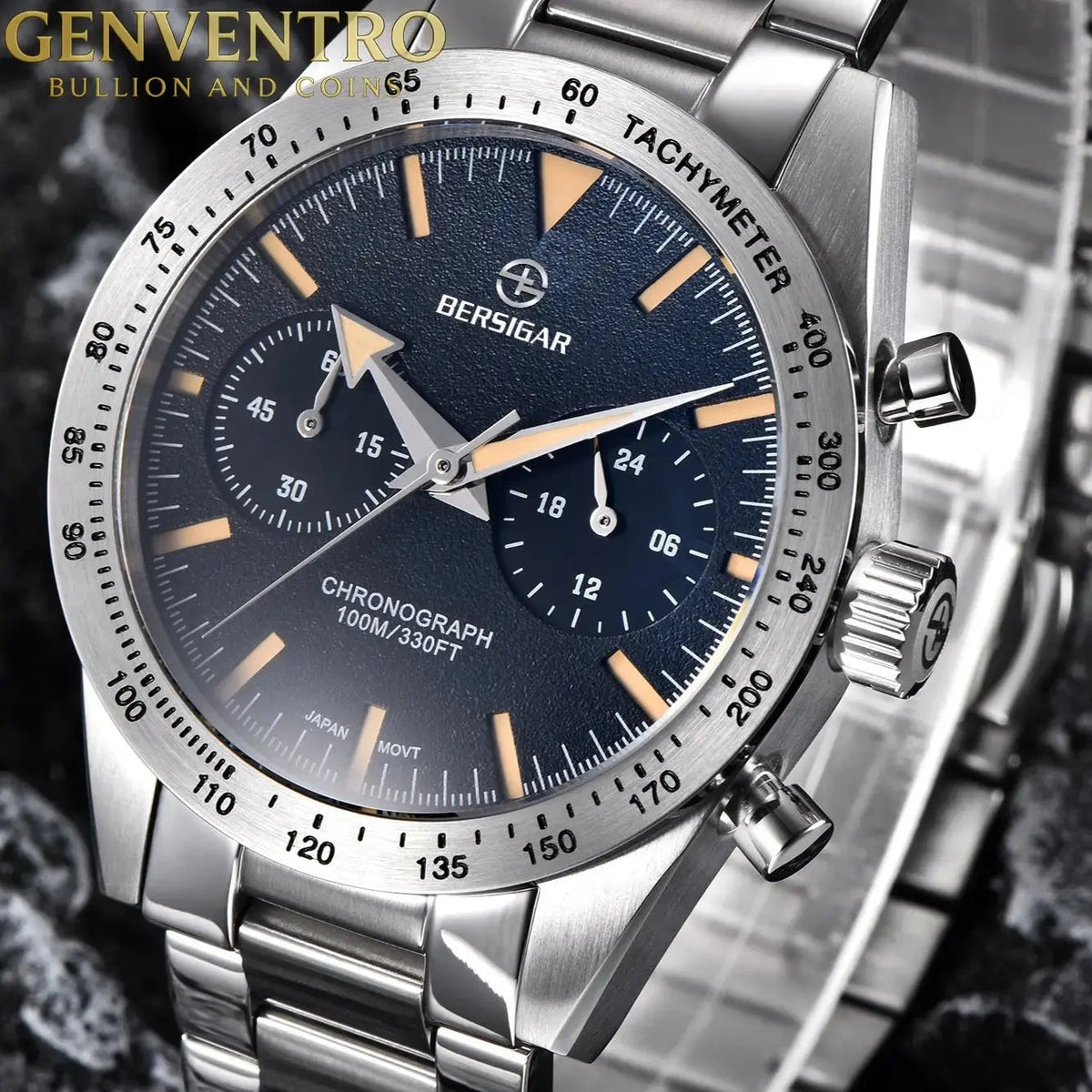 BERSIGAR OCULAR 1766 Stainless Steel Green Dial