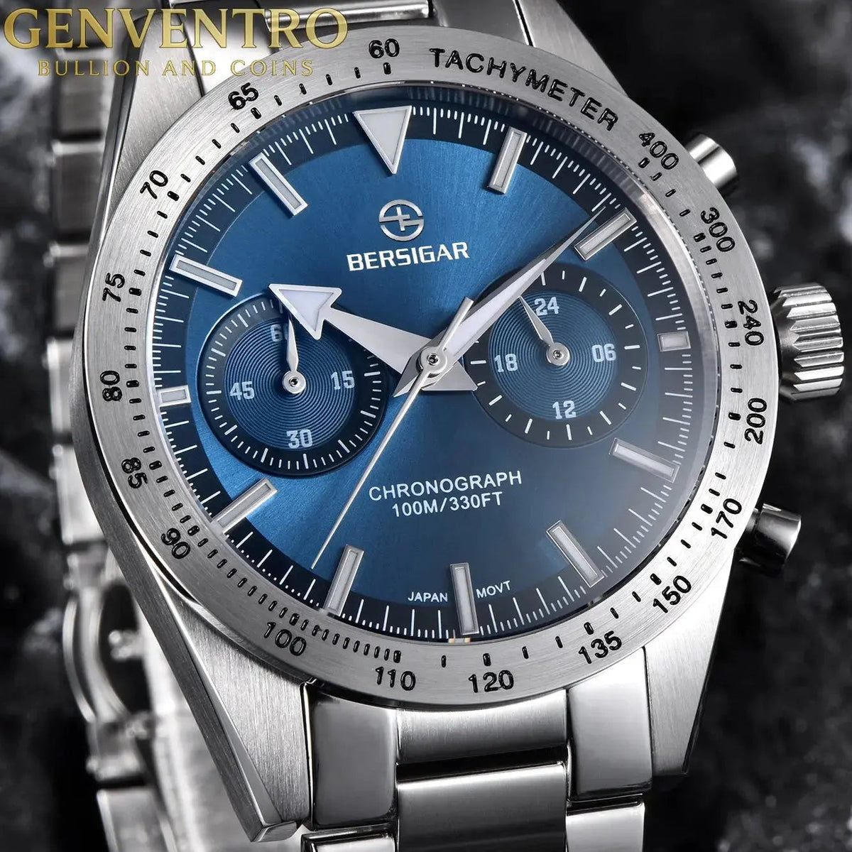 BERSIGAR OCULAR 1766 Stainless Steel Green Dial