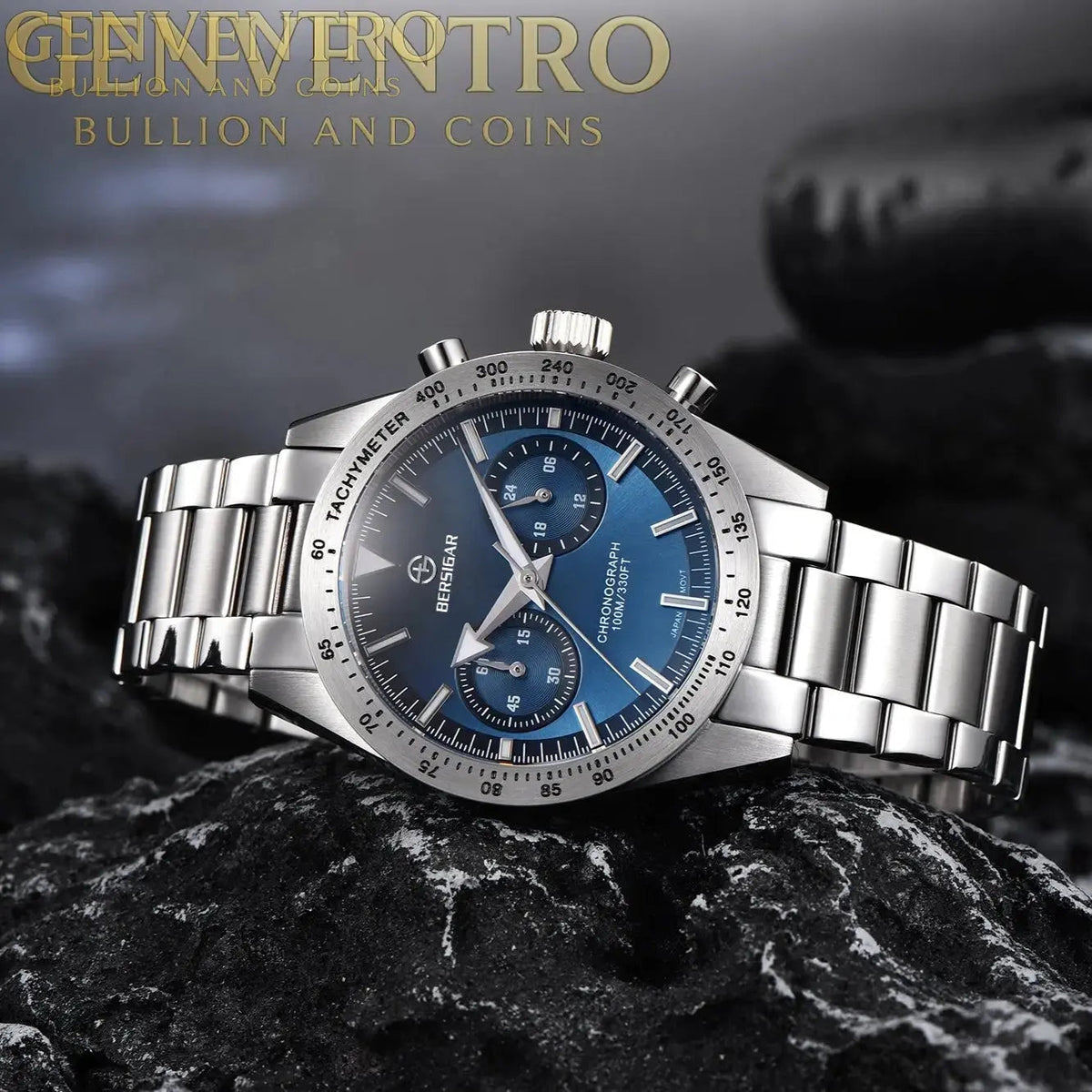 BERSIGAR OCULAR 1766 Stainless Steel Green Dial