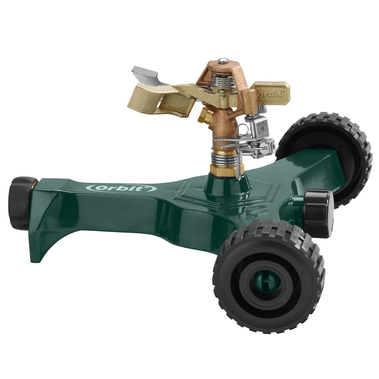 1/2-in. Brass Impact Sprinkler on Metal Wheel Base 56186