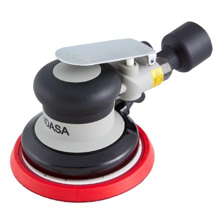 Indasa 5" Air DA Sander – Self-Generating Vacuum, 3/16" Orbit (5DAVSAND)
