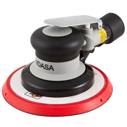 Indasa 6" Air DA Sander – Central-Vacuum Ready, 3/16" Orbit (6DACVSAND)