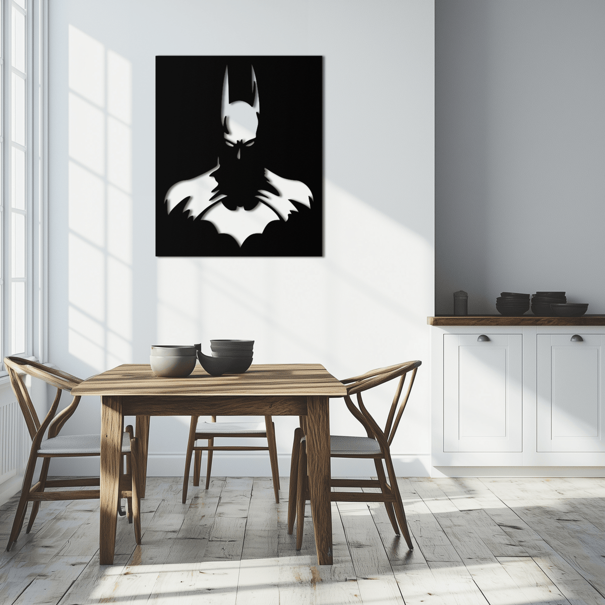 Steel Wall Art Batman Dark Knight Modern Design Premium Decor