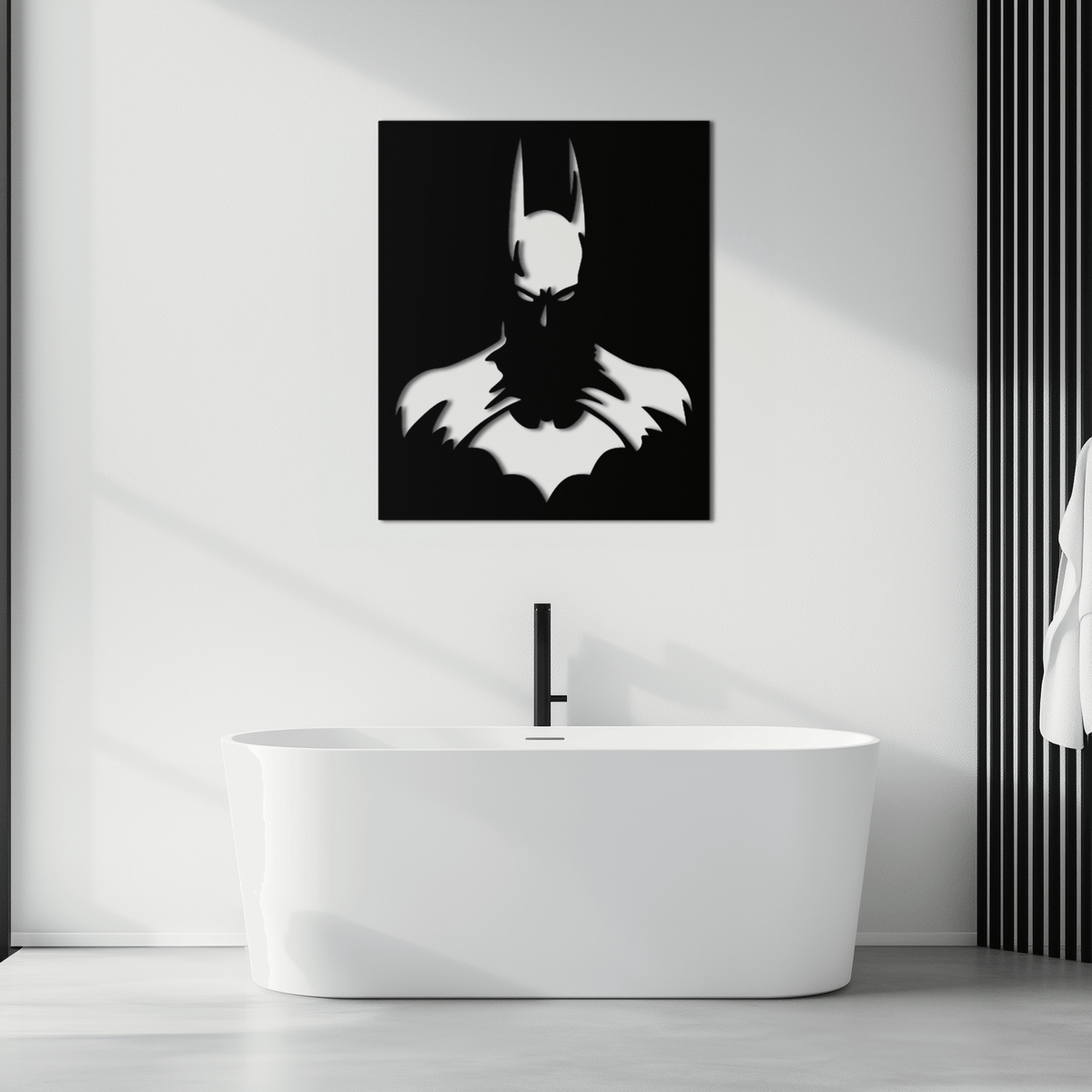 Steel Wall Art Batman Dark Knight Modern Design Premium Decor