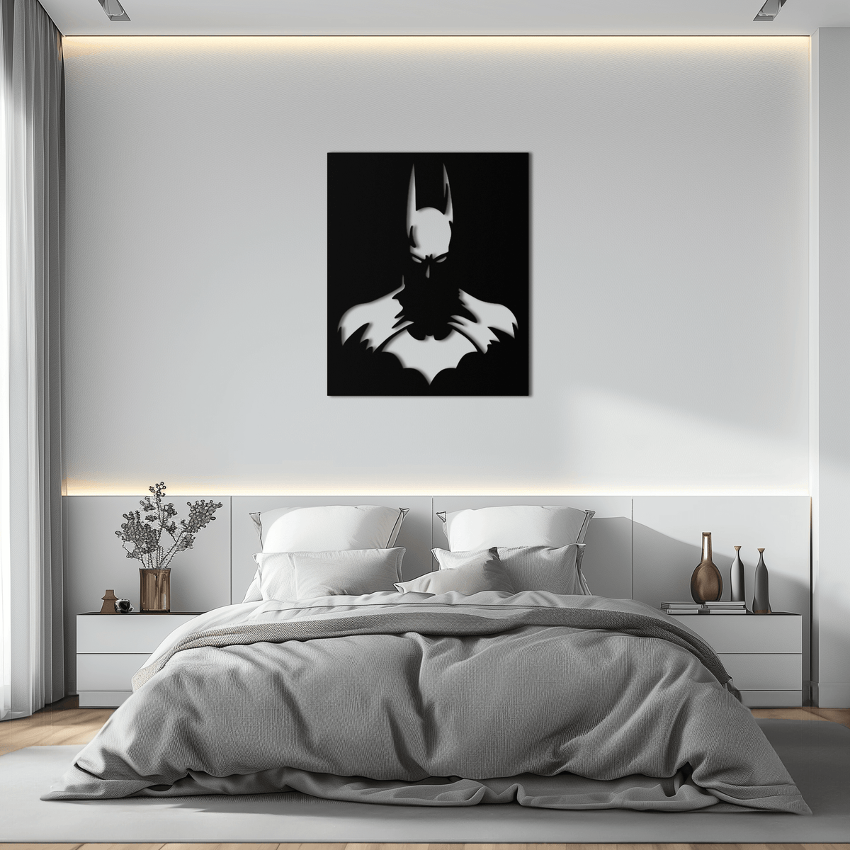 Steel Wall Art Batman Dark Knight Modern Design Premium Decor