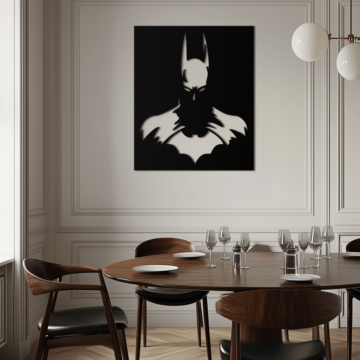 Steel Wall Art Batman Dark Knight Modern Design Premium Decor