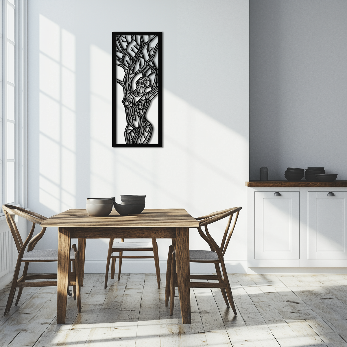 Tree of Life Metal Wall Art - Abstract Feminine Modern Bohemian Statement Design