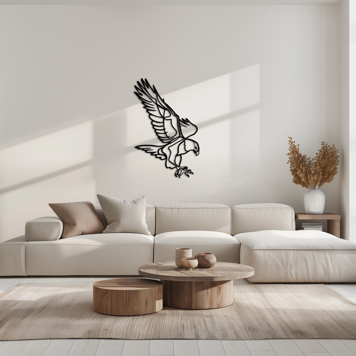 Modern Metal Eagle Wall Art - Bold Majestic Swooping Designs