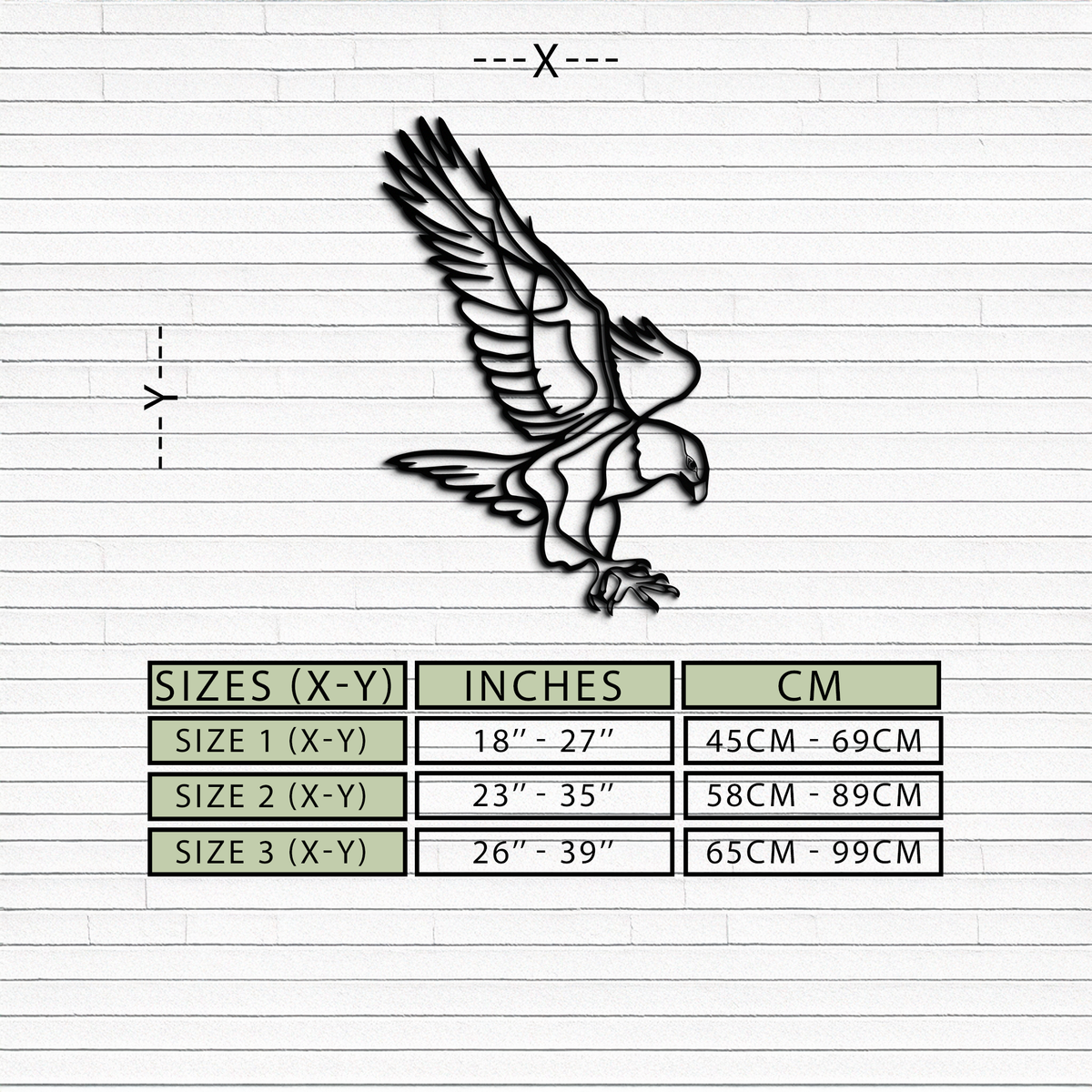 Modern Metal Eagle Wall Art - Bold Majestic Swooping Designs
