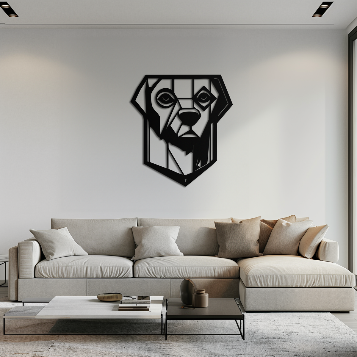 Steel Metal Wall Art - Modern Gollum Character Silhouette Decor