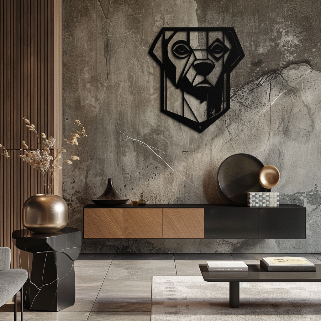 Steel Metal Wall Art - Modern Gollum Character Silhouette Decor
