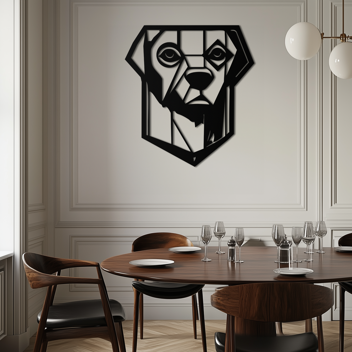 Steel Metal Wall Art - Modern Gollum Character Silhouette Decor