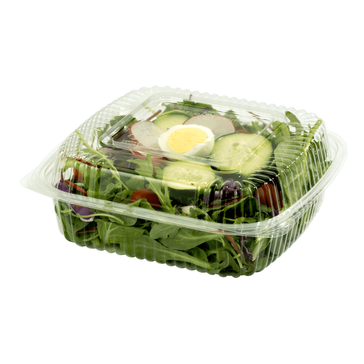 World Centric 8x8x3" 46 oz Hinged Clamshell (QTY:300)