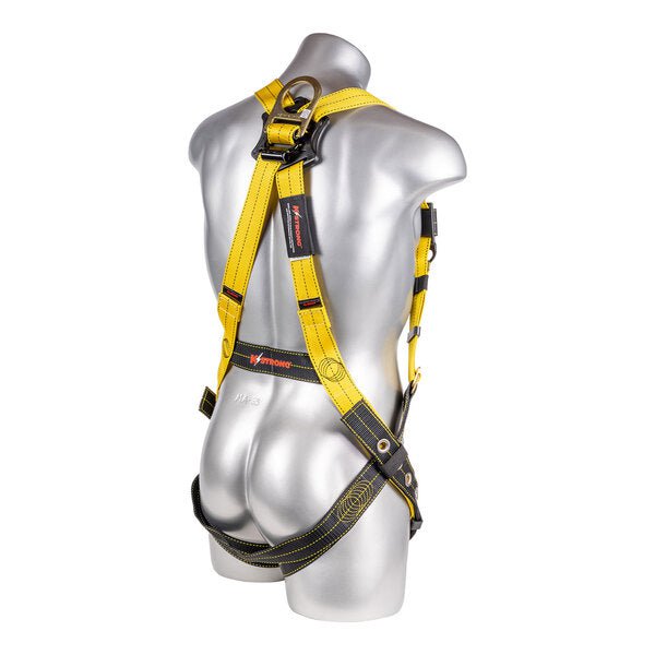 Kapture 5 Point  Element Full Body Harness - 3 D-Rings - QC Chest - Tongue Buckle Legs - Revolta Oil & Water Rep Webbing - All Sizes