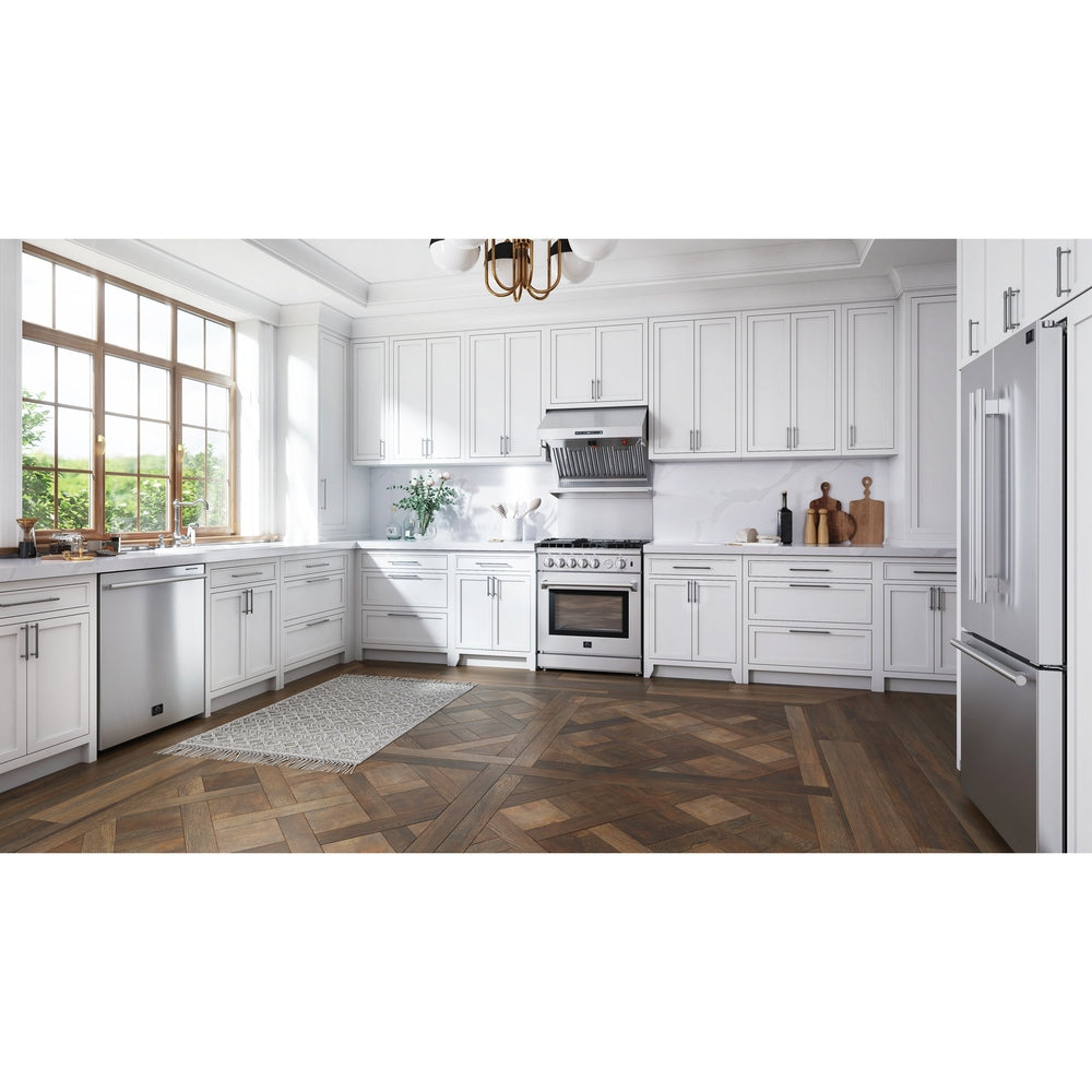 Forno Pozzo 24-Inch Built-In Tall Tub Top Control Dishwasher, Stainless Steel, 49 dBA, ENERGY STAR Certified
