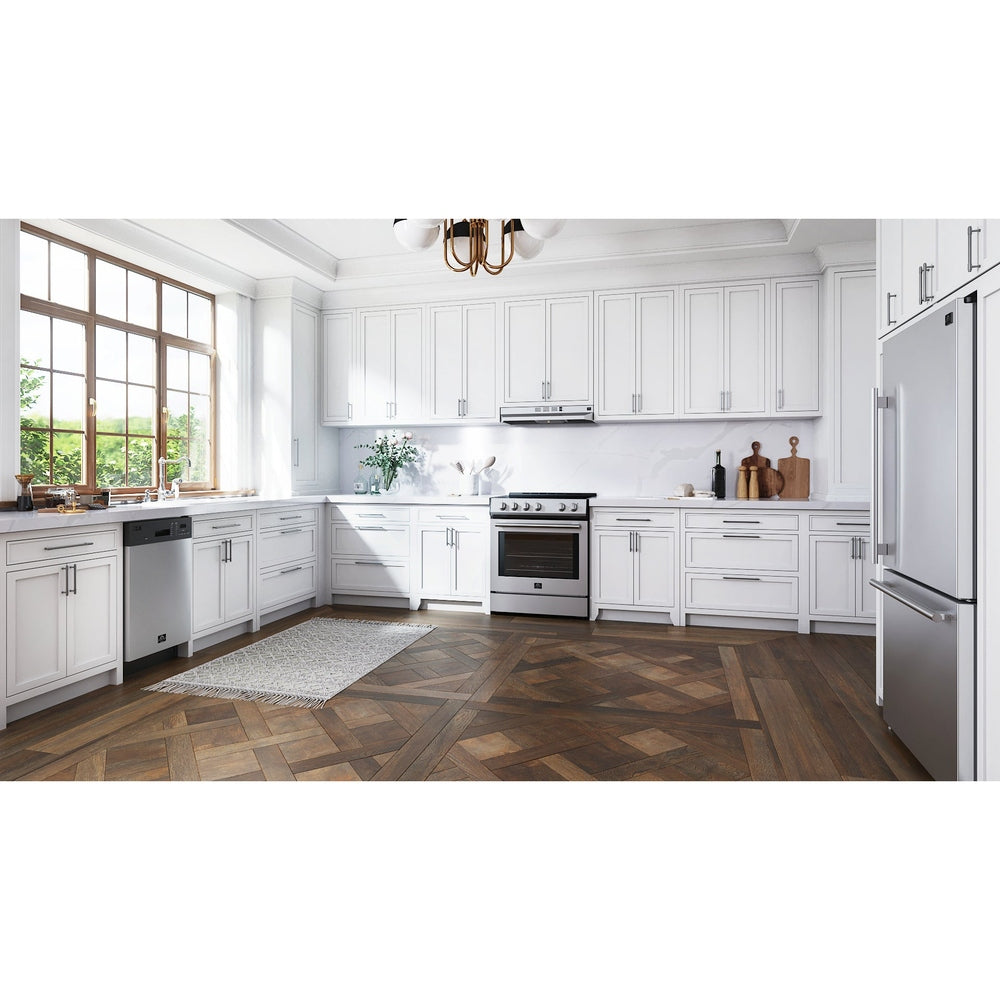 Forno Polo 18-Inch Built-In Stainless Steel Dishwasher, 8 Place Settings, ENERGY STAR Certified, 52 dBA