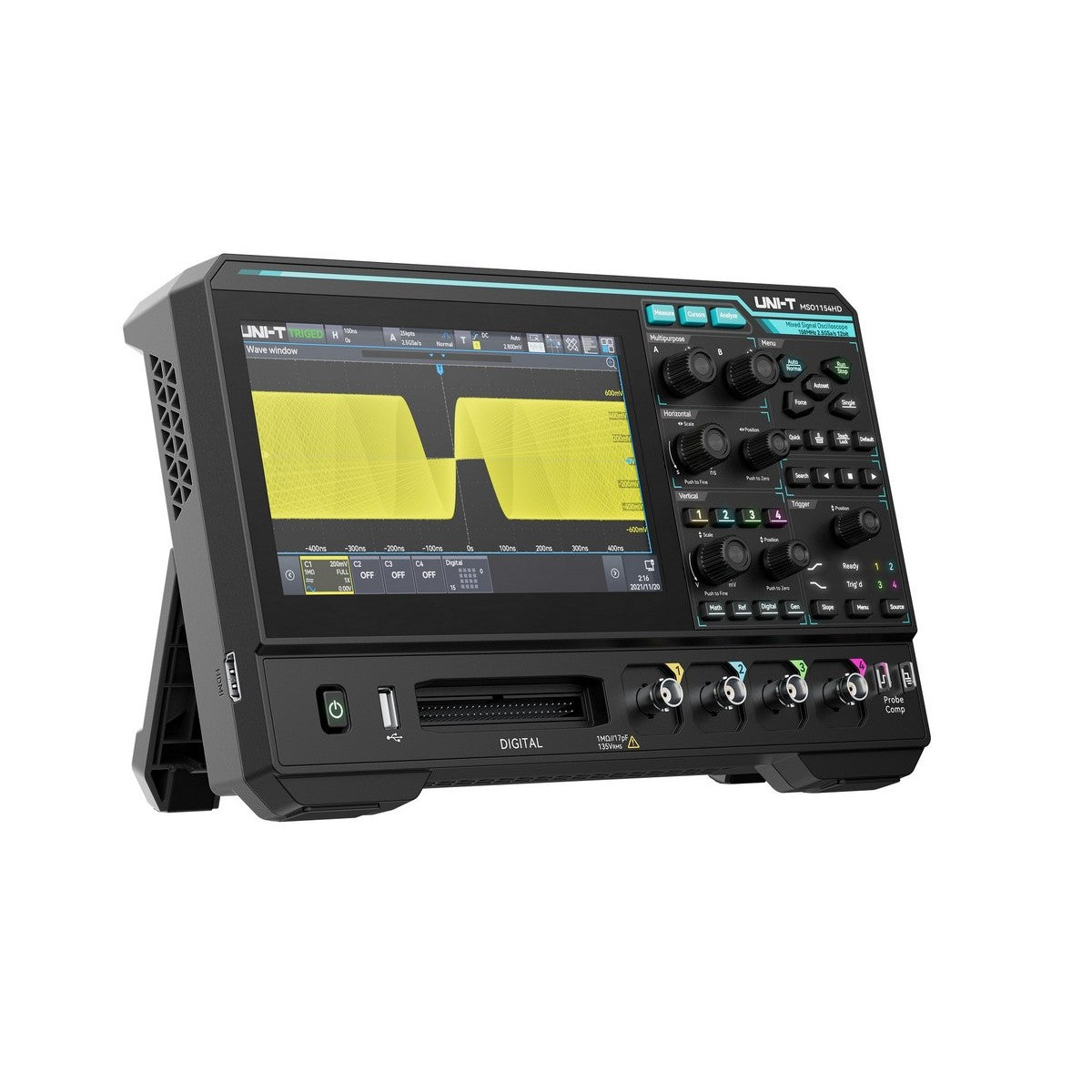 MSO1154HD-S 150 MHz 4Ch 12-Bit MSO with Signal Generator