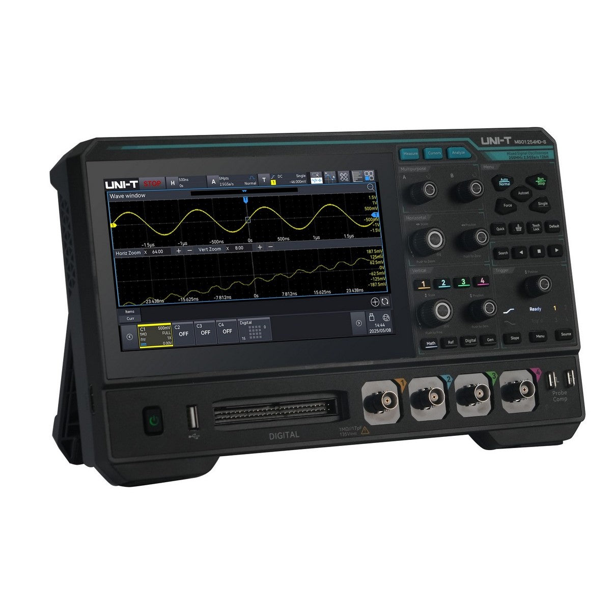 MSO1254HD-S 250 MHz 4Ch 12-Bit MSO with Signal Generator