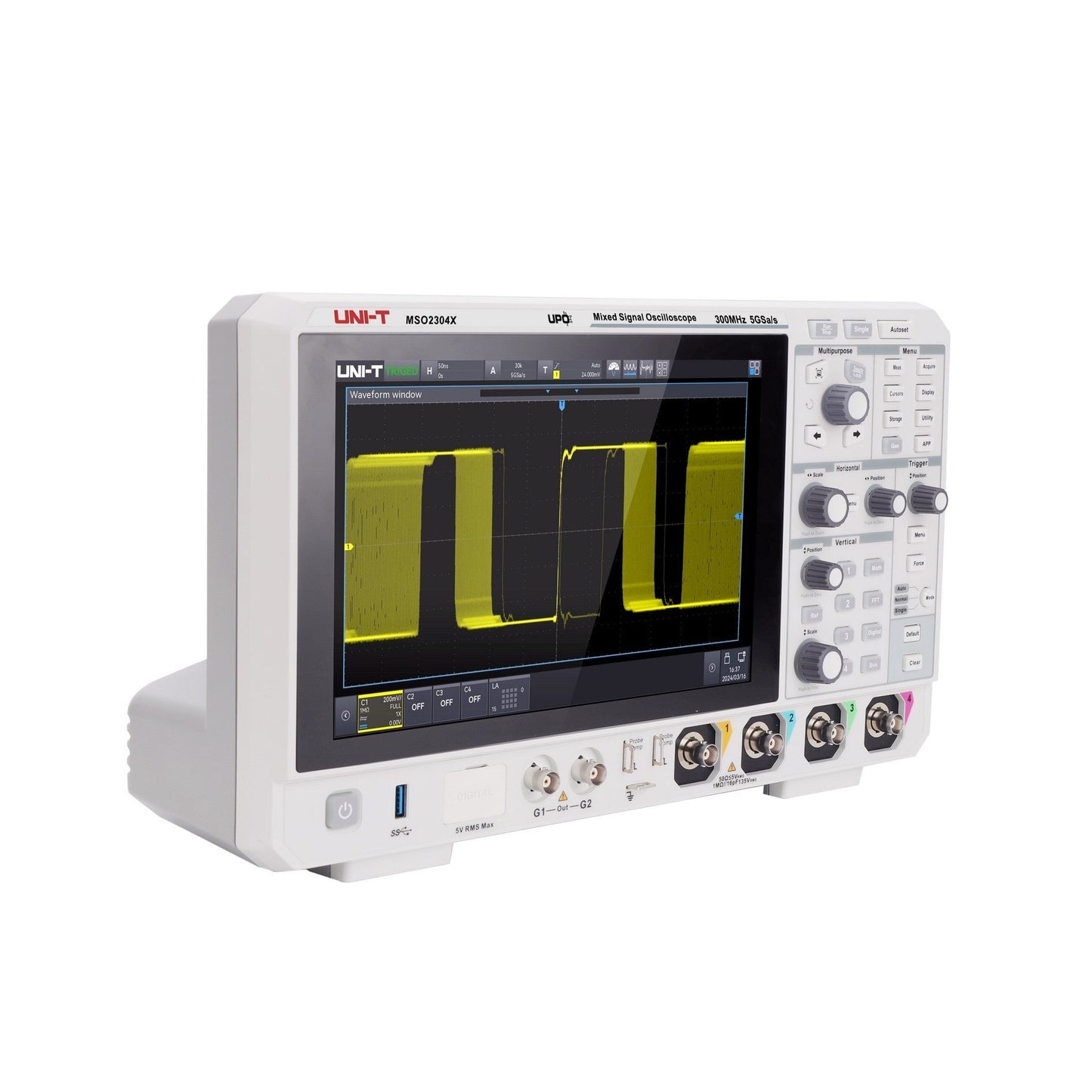MSO2304X 300 MHz 4Ch Mixed Signal Oscilloscope