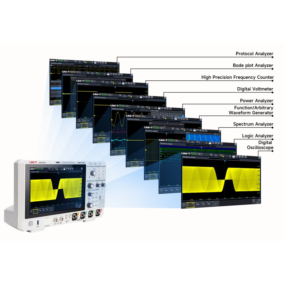 MSO2204X 200 MHz 4Ch Mixed Signal Oscilloscope
