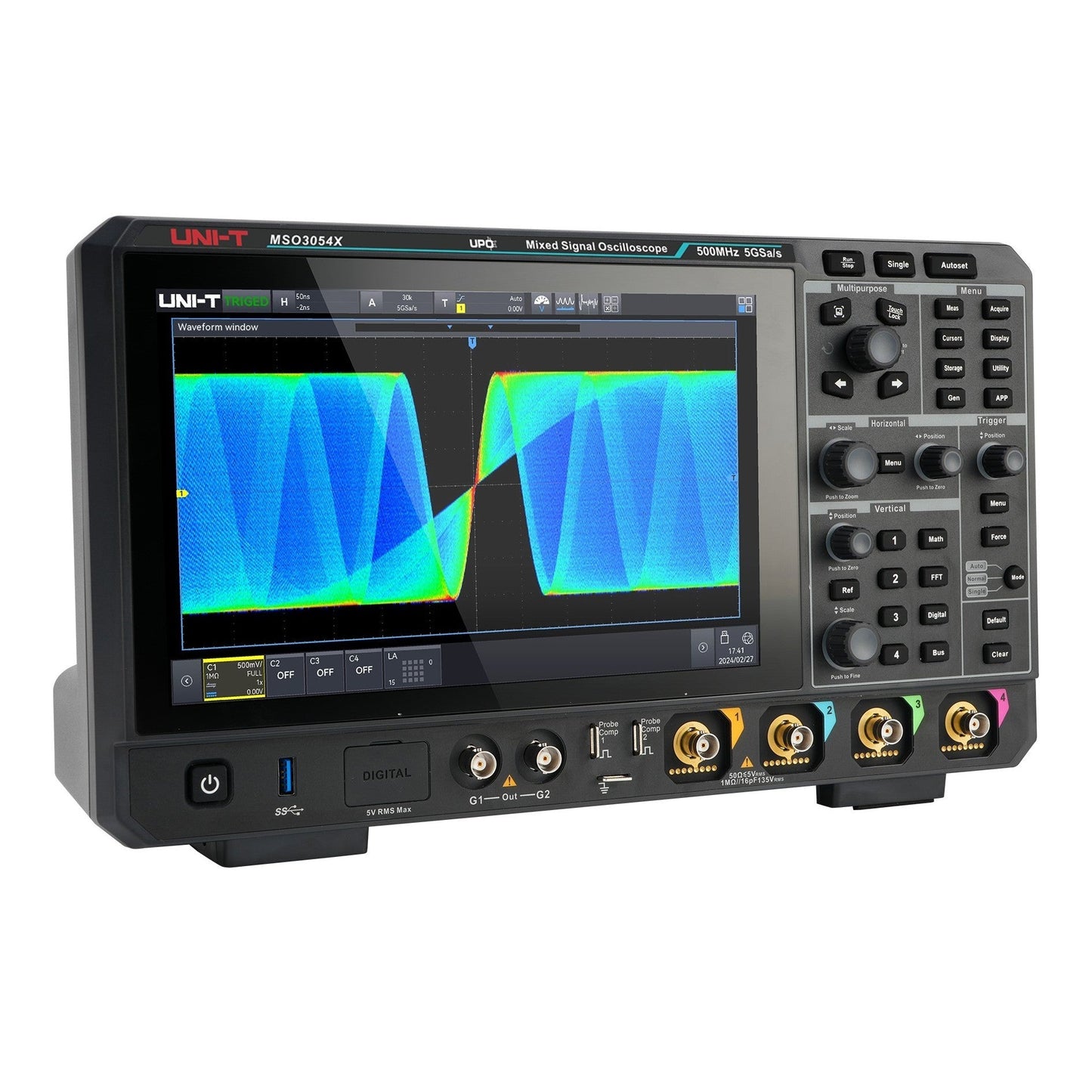 MSO3054X 500 MHz 4Ch Mixed Signal Oscilloscope