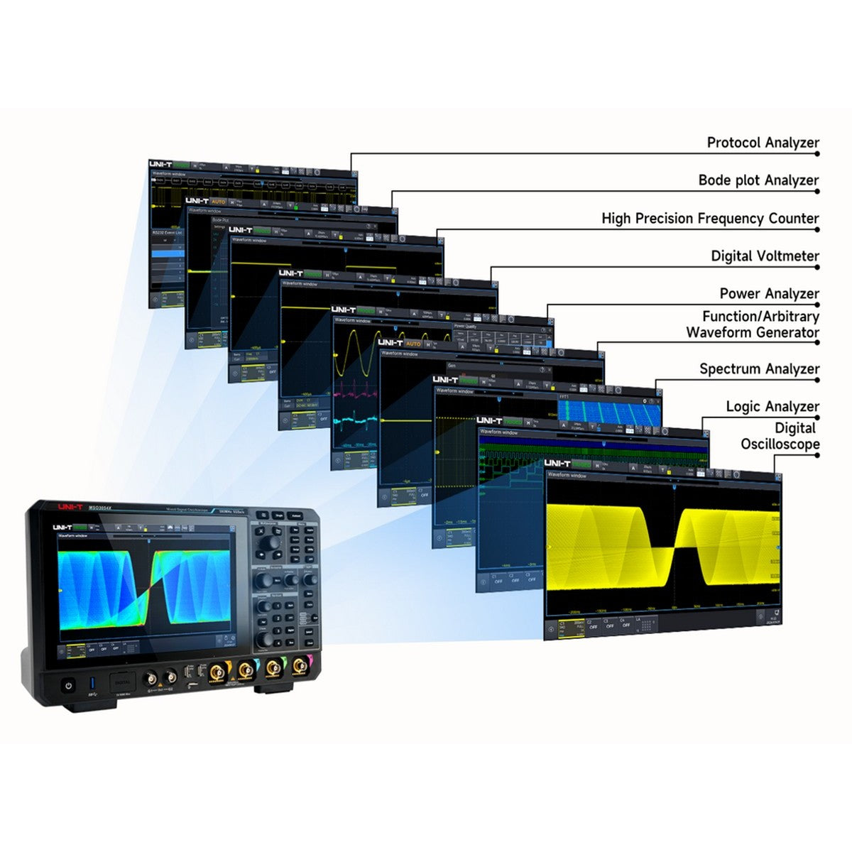 MSO3034X 350 MHz 4Ch Mixed Signal Oscilloscope