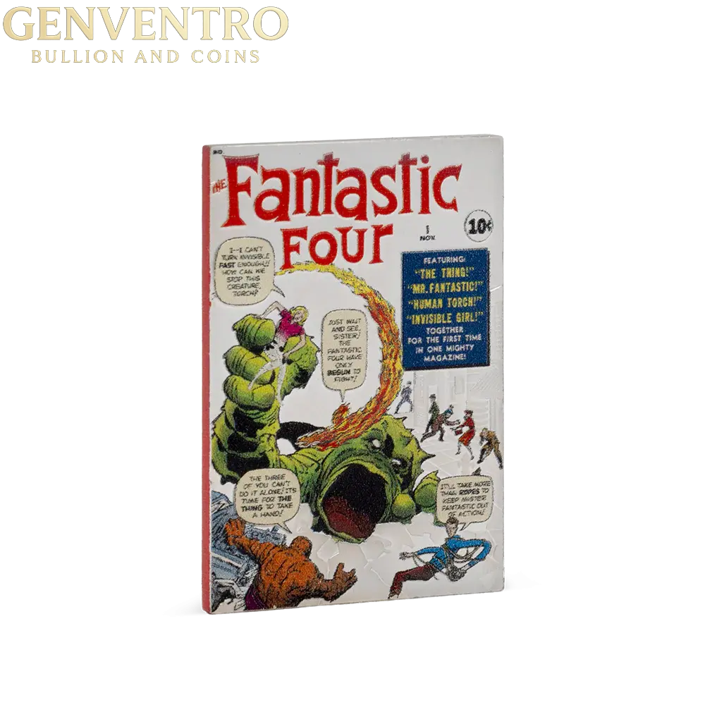 COMIX - Marvel Fantastic Four #1 - 1 oz .999 Silver - Agoro New in Box
