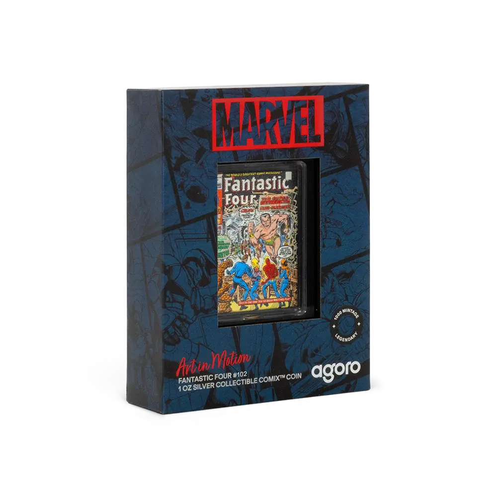Agoro COMIX Marvel Fantastic Four #102 - 1 oz Silver Collectible Coin/Bar - New
