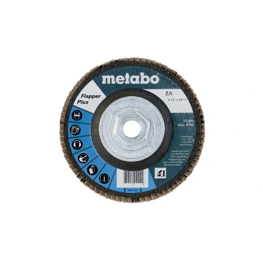Metabo 629410000 4 1/2" FLAPPER PLUS 60 5/8-11 T29 FIBERGLASS