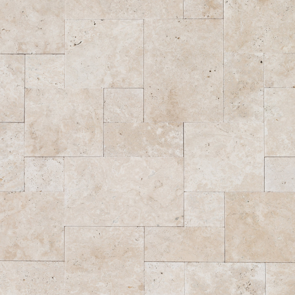 Travertine Miletos Ivory Tumbled Pavers