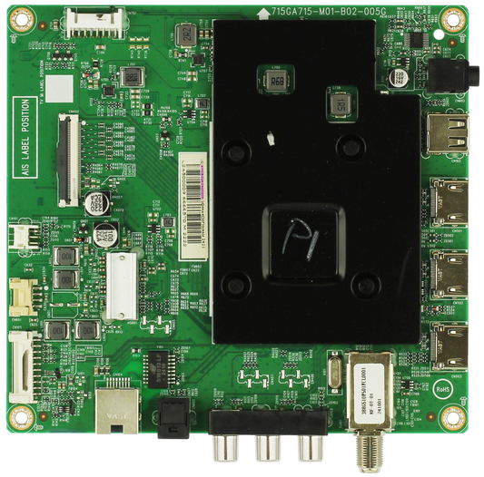 756TXMCB02K040 Insignia Main Board, 756TXMCB02K040020X, (G)XMCB02K04020X, 715GA715-M0B-B02-005G, NS-50F301NA24