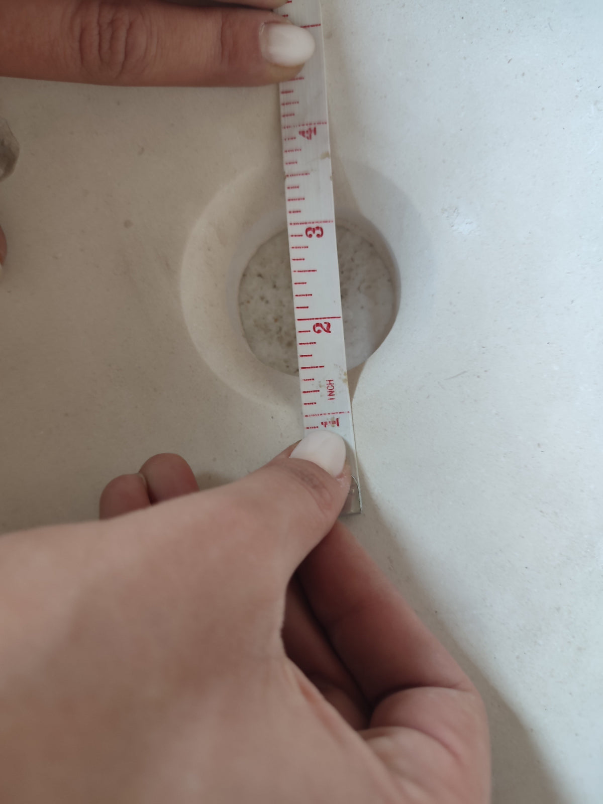 Turkish Limestone Natural Stone Handcrafted Vessel Sink - 15 Inch x 6 Inches