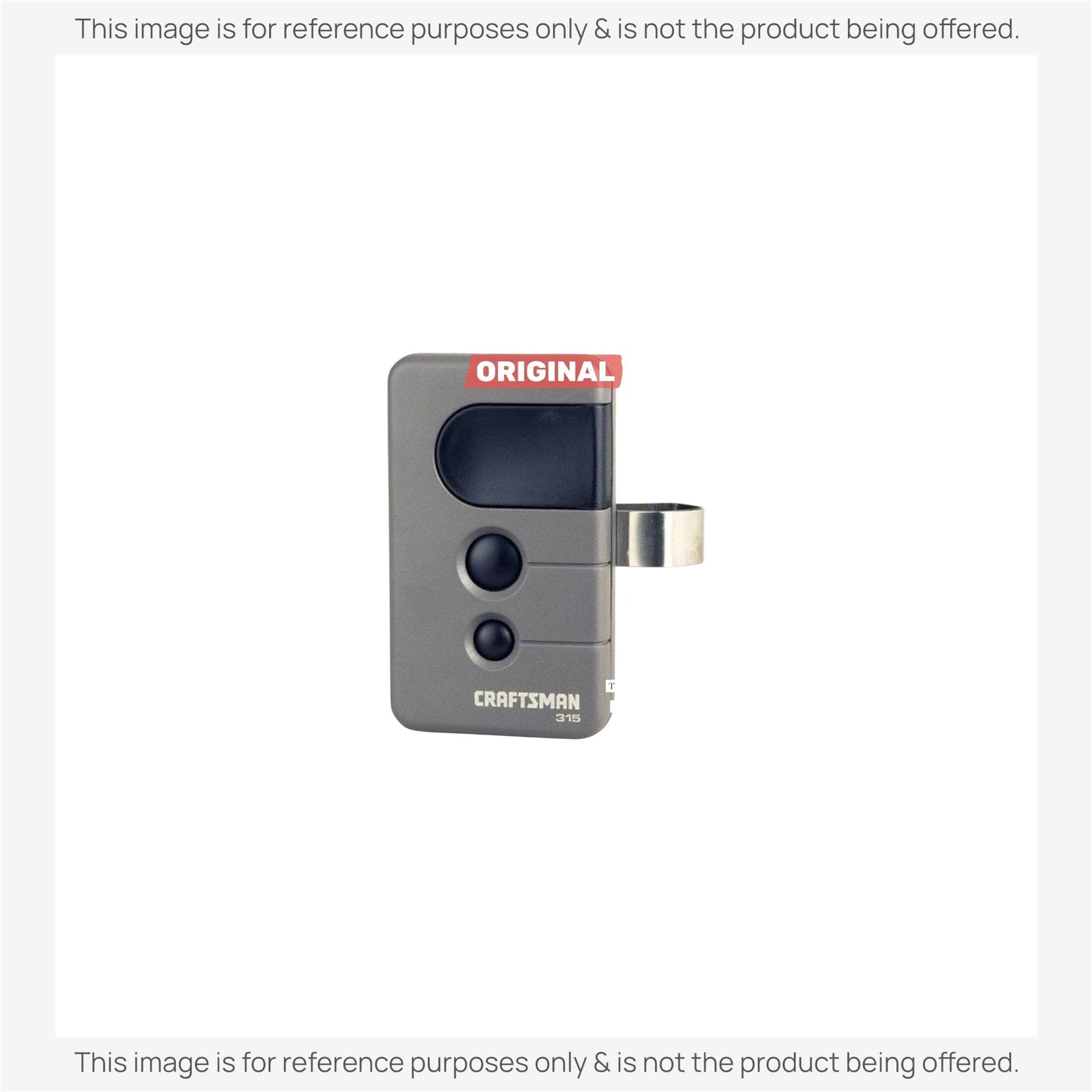 Substitute for Craftsman 139.18191 3-Button Visor 315 MHz Garage Door Opener Remote Control [375UT-3button]