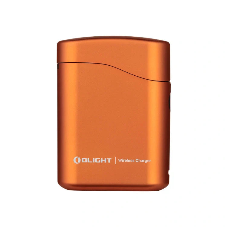 OLIGHT BATON4KITOG Baton 4 Powerful EDC Flashlight 1300 Lumens - Orange-Premium (With Charging Case)