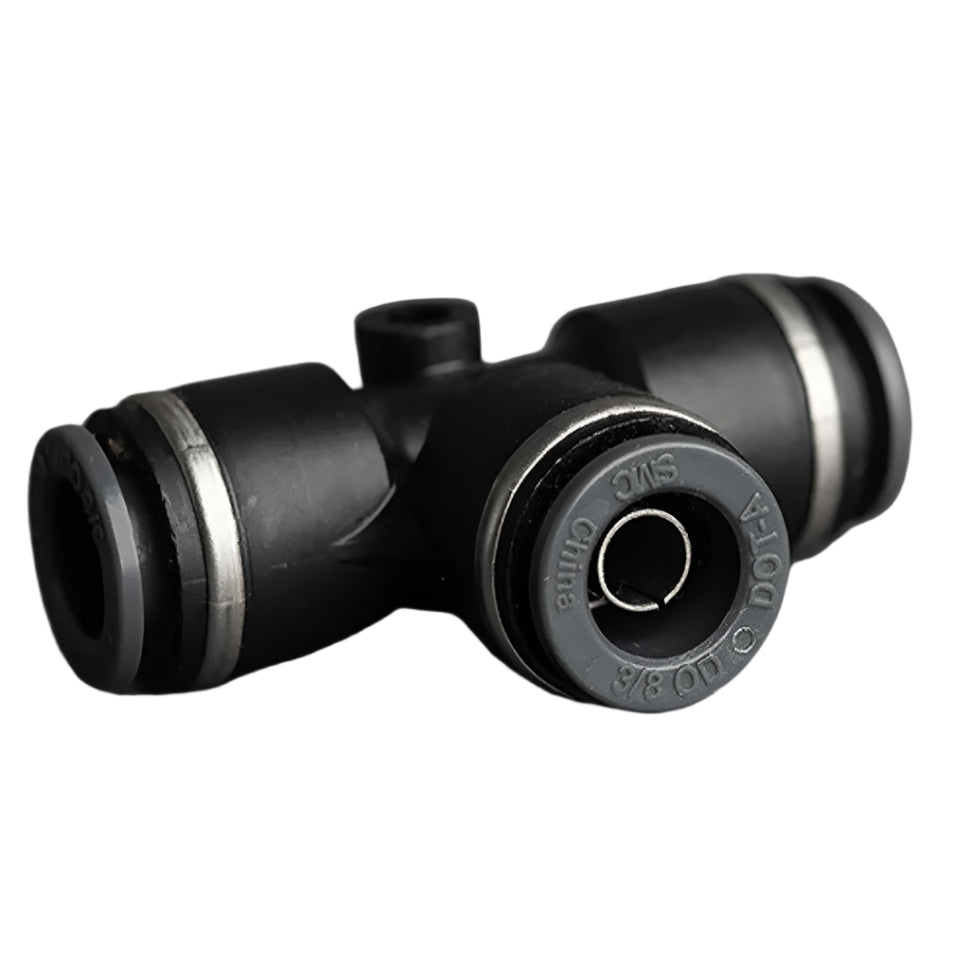 3/8in Composite Push Connector Union Tee DOT rated