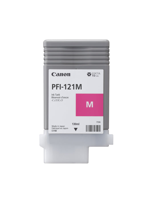 Canon Ink Tank PFI-121M - Pigment Magenta Ink Tank 130ml