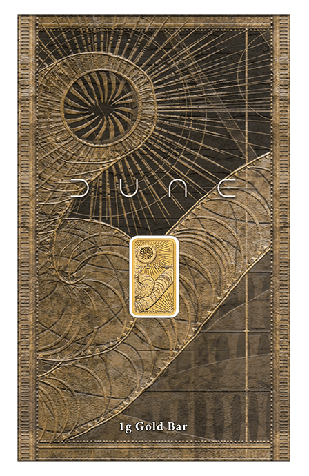 2026 Perth Mint Dune 1g Gold Bar in Card